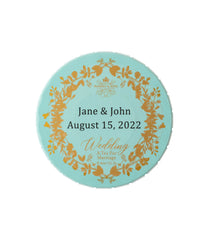 Wedding Tea, Personalized Tagalong Tin of 5 Sachets