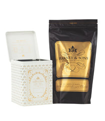 Harney & Sons Hinged Storage Canister – Earl Grey Supreme Sachets Bundle
