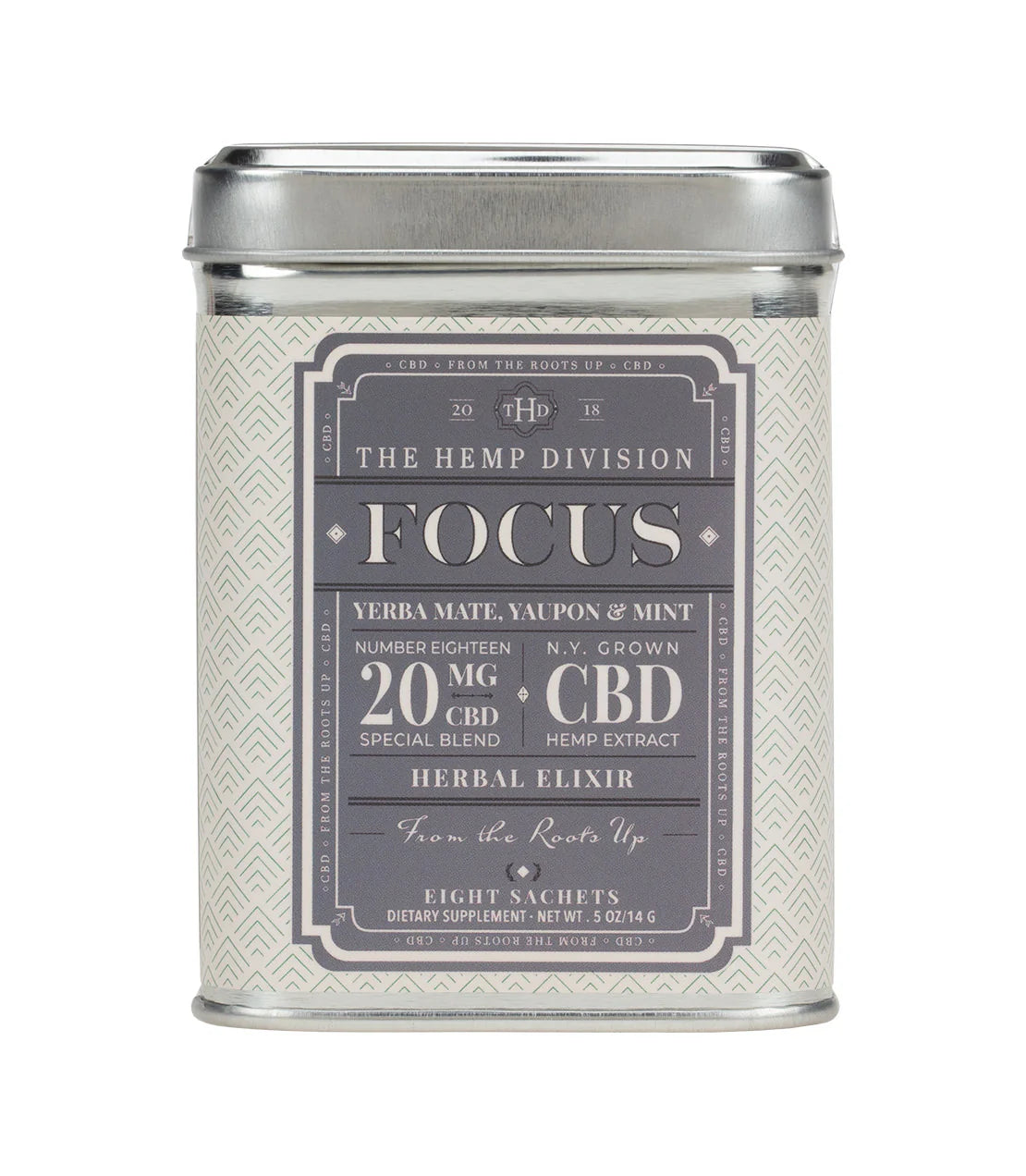 Yerba Mate, Yaupon & Mint – Focus