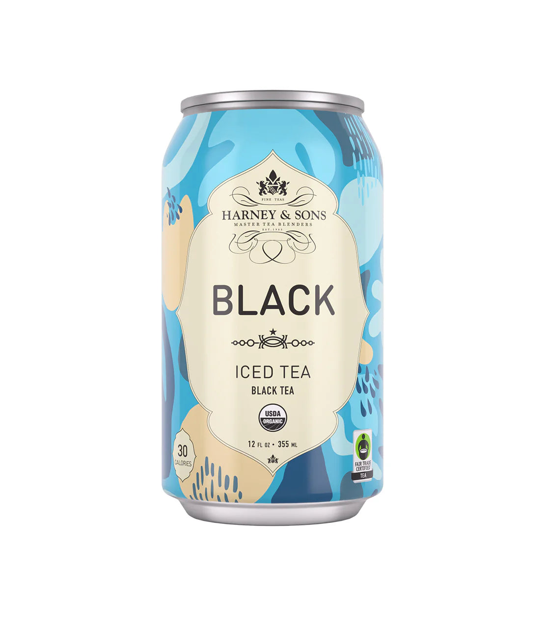 Organic Plain Black Iced Tea Cans