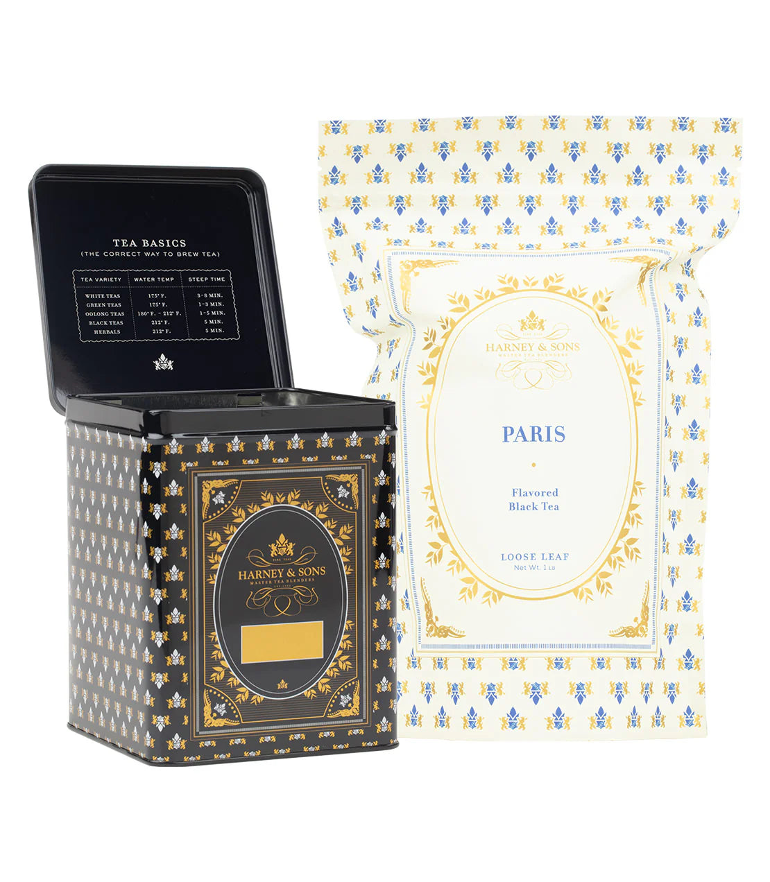 Harney & Sons Hinged Storage Canister – Paris Loose Tea Bundle