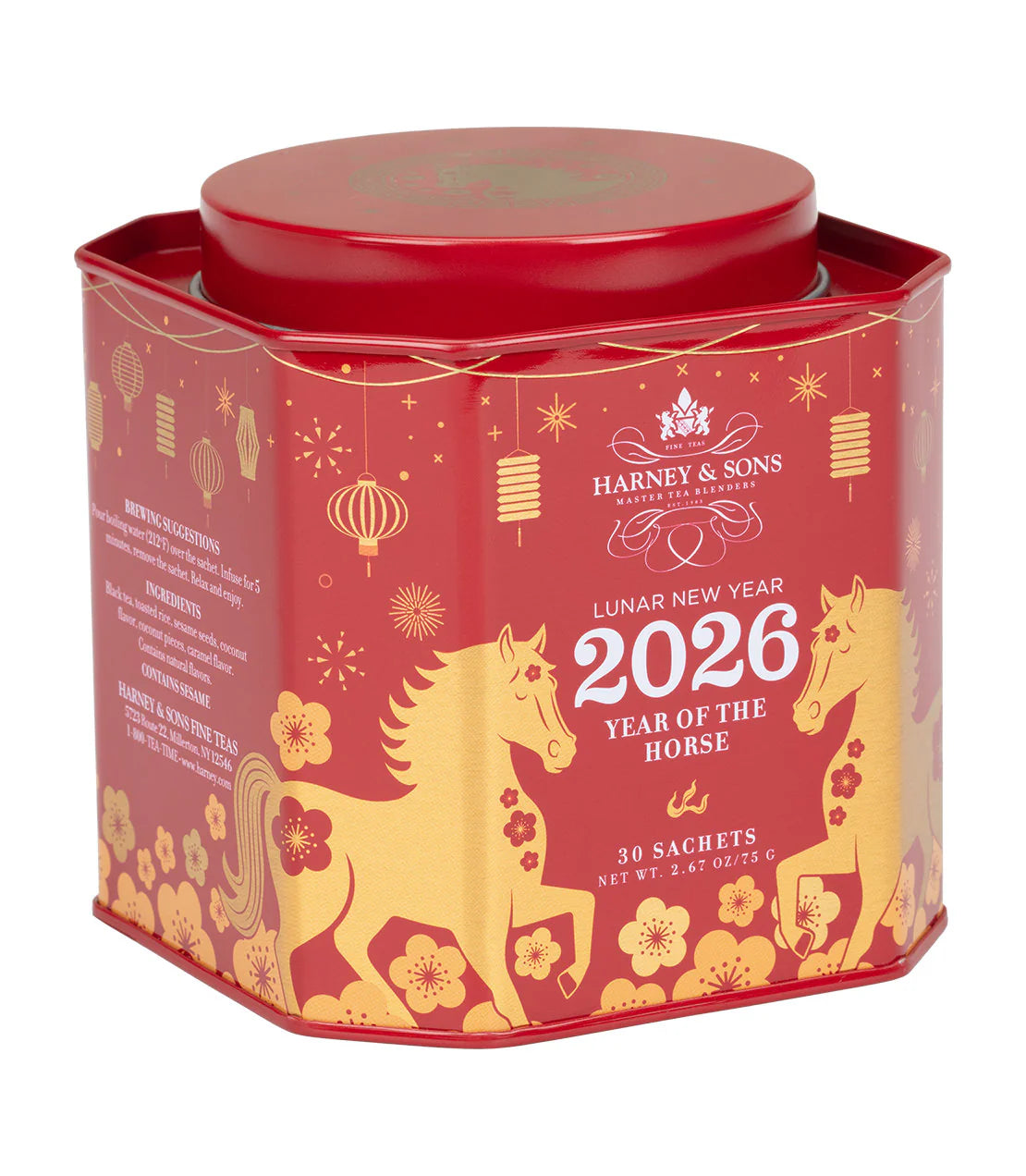 Lunar New Year 2026 – Year of the Horse, Tin of 30 Sachets